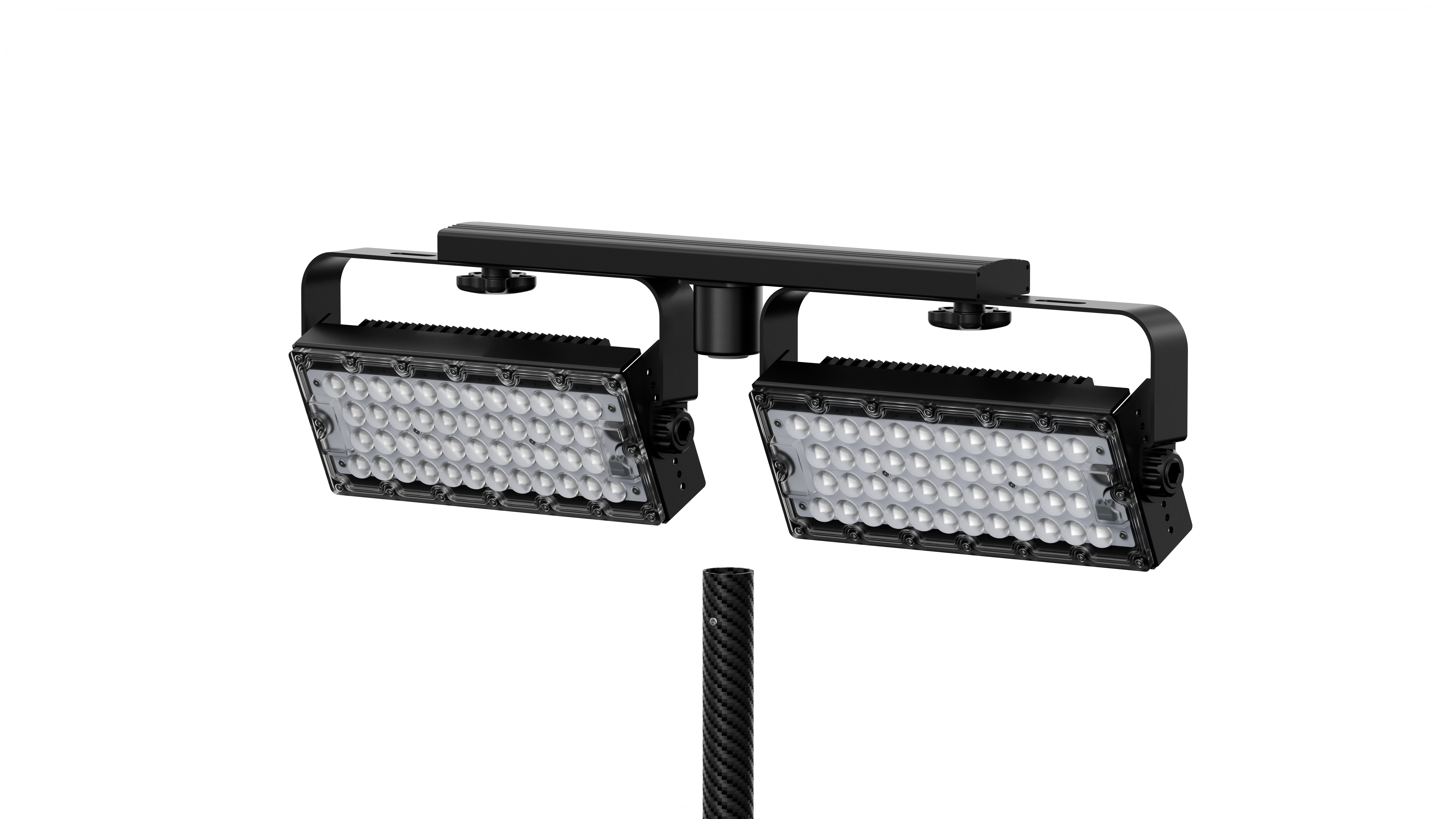 Apollo L LED heads close-up — dual module detail