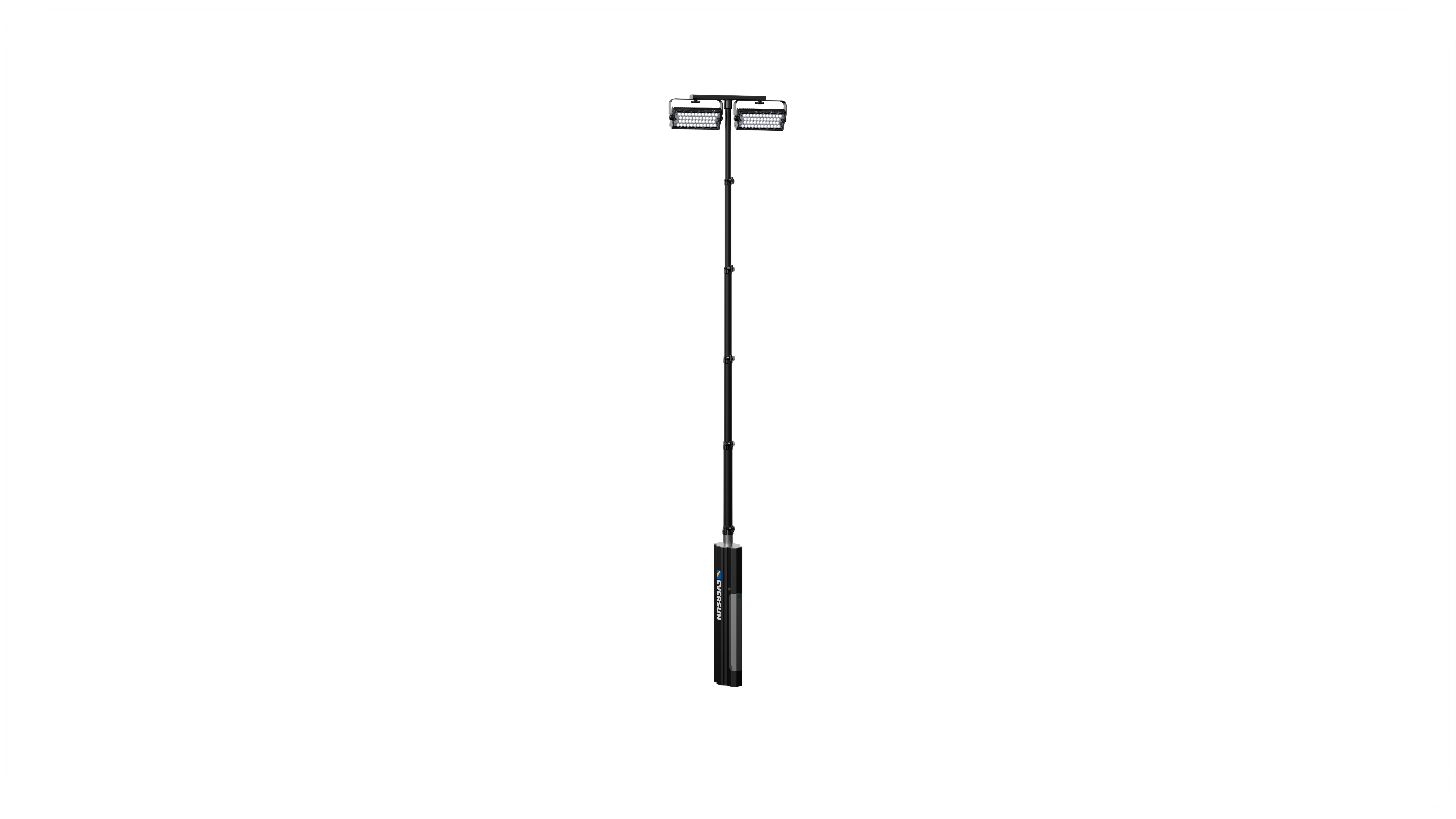 Apollo L fully extended mast with dual LED heads