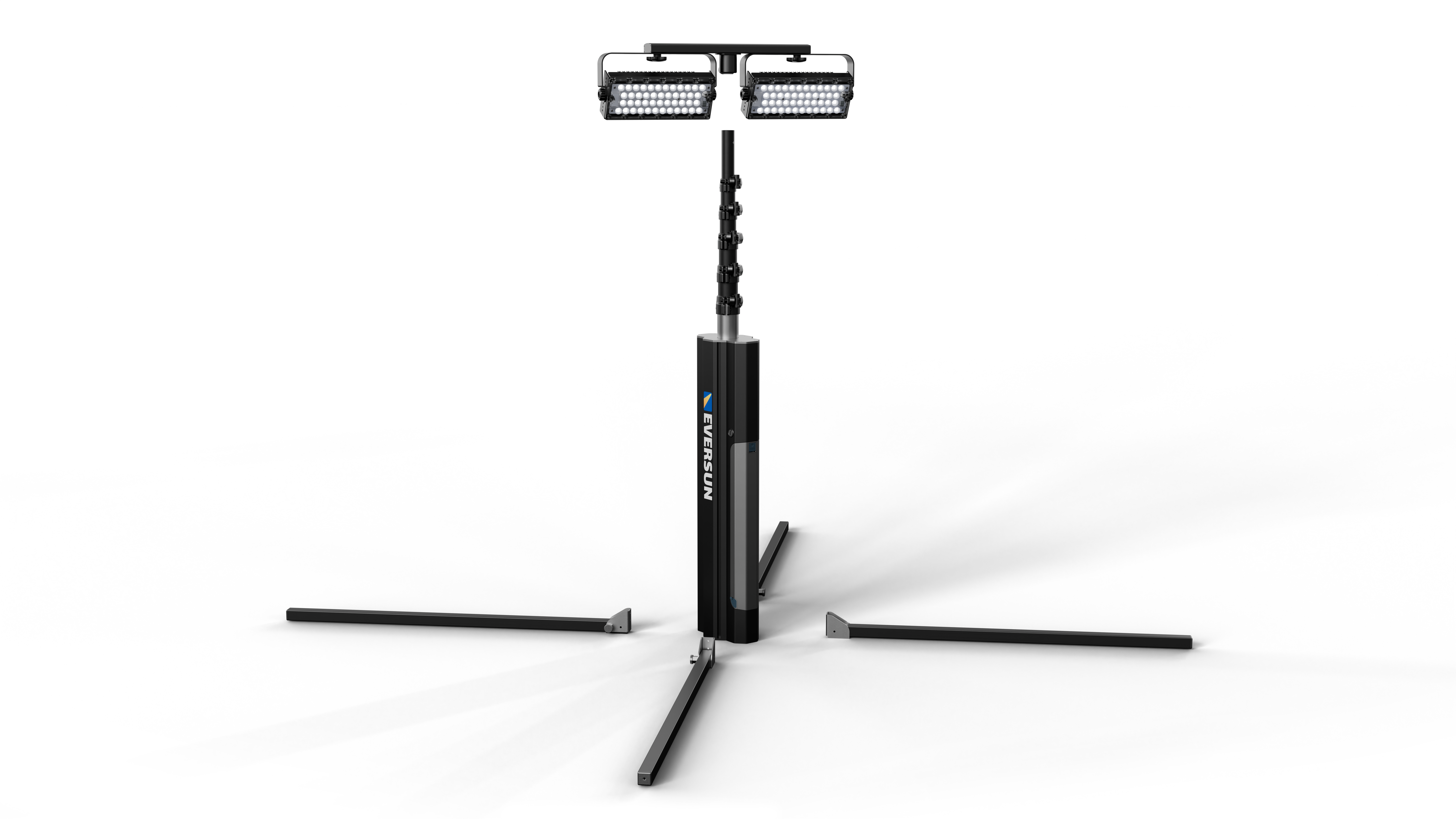 Apollo XL deployed showing extended mast and LED array